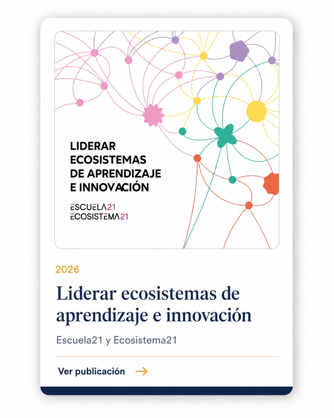 Liderar ecosistemas de aprendizaje e innovación