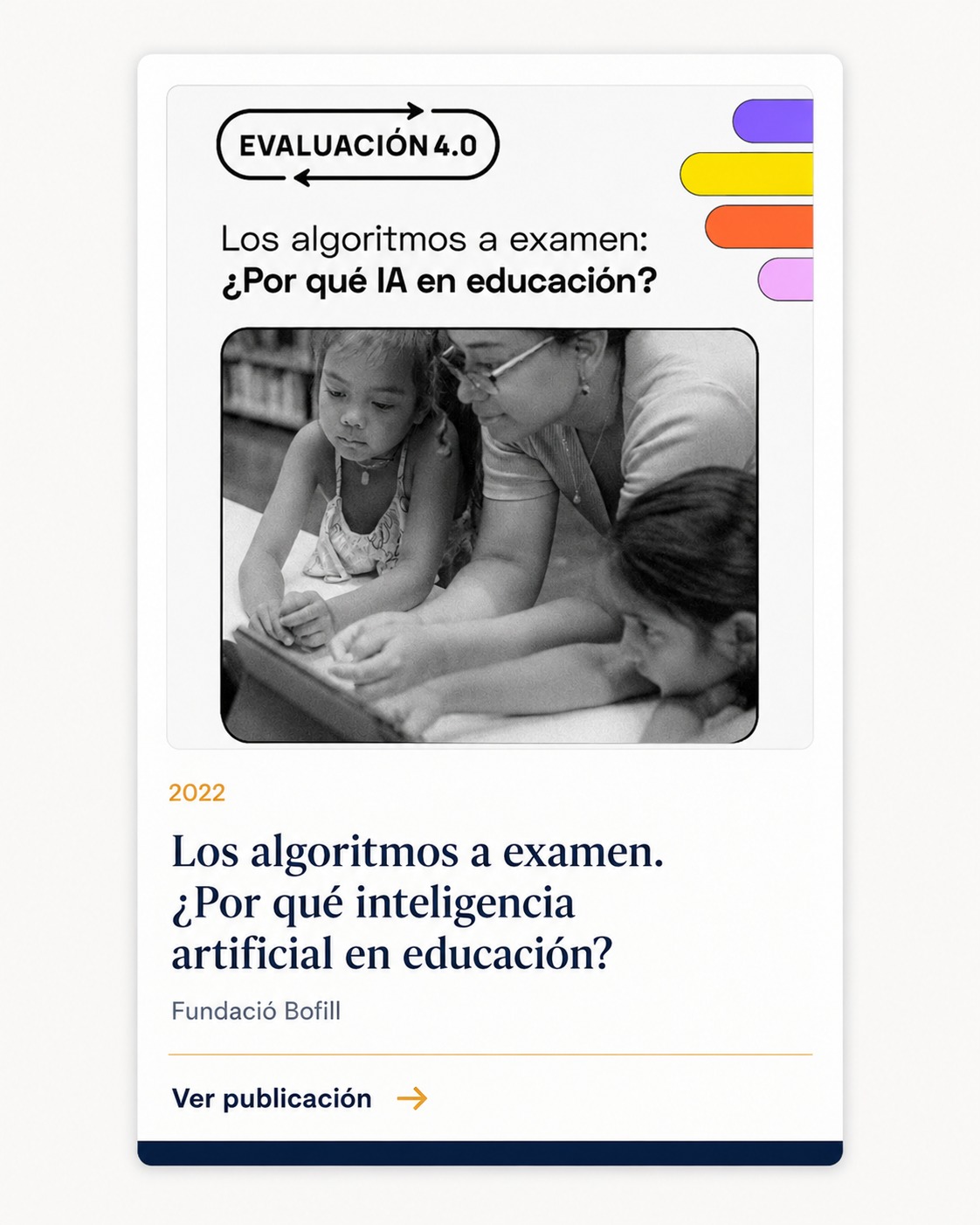 Los algoritmos a examen. ¿Por qué inteligencia artificial en educación?